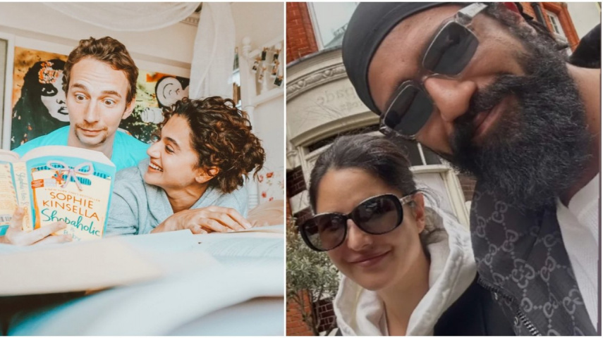 From the reveal of Taapsee Pannu-Mathias Boe's haldi decor glimpses video to the viral photo of Vicky Kaushal and Katrina Kaif holidaying in London, here are the 5 five highlights from Bollywood on April 27, 2024!