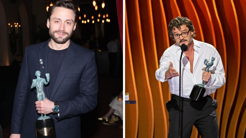 Kieran Culkin (L)  and Pedro Pascal (R) - ( Getty Images ) 