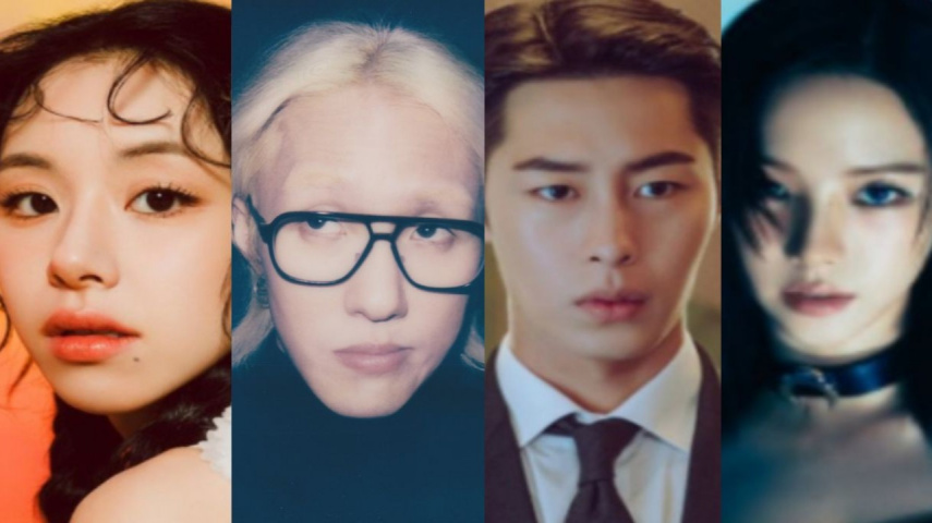 TWICE's Chaeyoung, Zion.T, Lee Jae Wook, aespa's Karina: JYP Entertainment, THEBLACKLABEL, Disney+, SM Entertainment