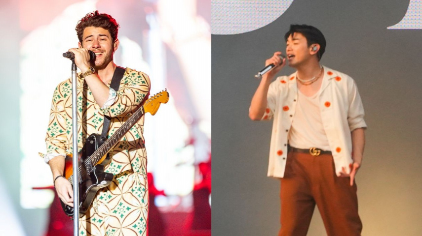 Nick Jonas, Eric Nam: courtesy of Lollapalooza India 2024