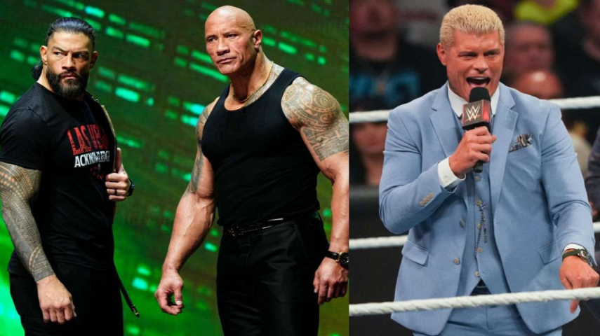 The Rock and Roman Reigns will fight Cody Rhodes and Seth Rollins