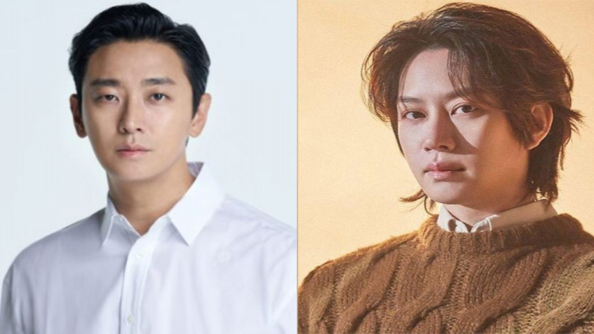 Ju Ji Hoon: Image from H& Entertainment, Kim Heechul: Image from SM Entertainment