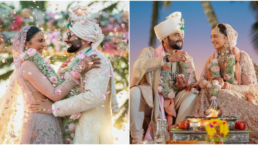 Rakul Preet Singh and Jackky Bhagnani are now married; couple drops FIRST PHOTOS from Goa wedding