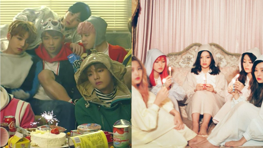 BTS, Red Velvet; Image Courtesy: BIGHIT MUSIC, SM Entertainment