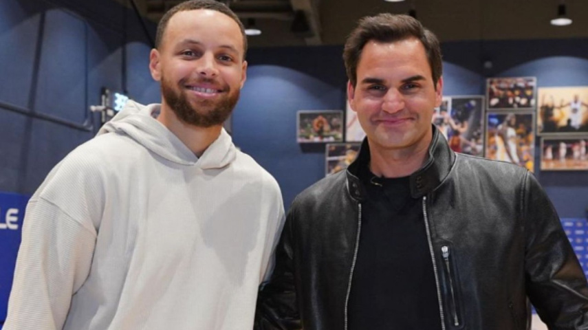 So Much Greatness’: Steph Curry And Roger Federer’s Iconic Encounter Leaves Fans in Awe