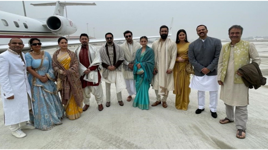 Alia Bhatt-Ranbir Kapoor, Katrina Kaif-Vicky Kaushal and more pose together ahead of Ram Mandir inauguration