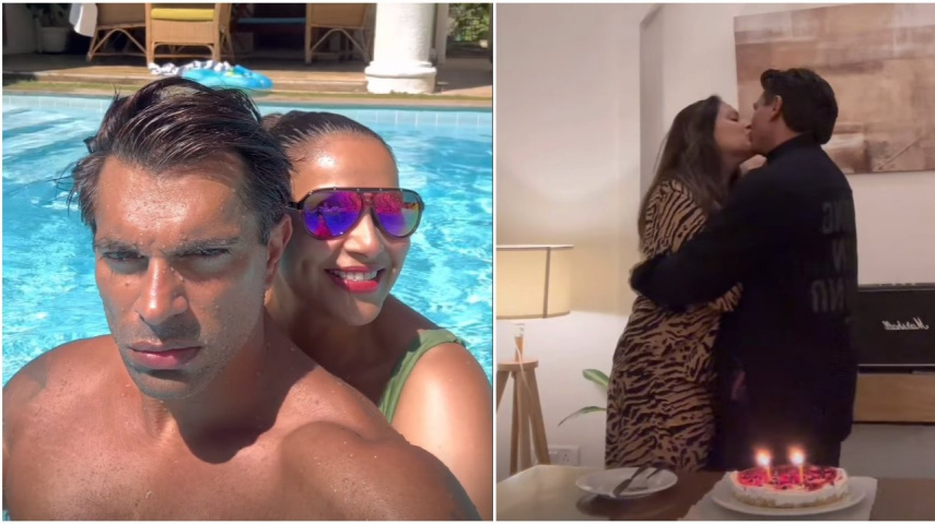 WATCH: Bipasha Basu joins hubby Karan Singh Grover for swim on his birthday; 'You are the reason why I smile'