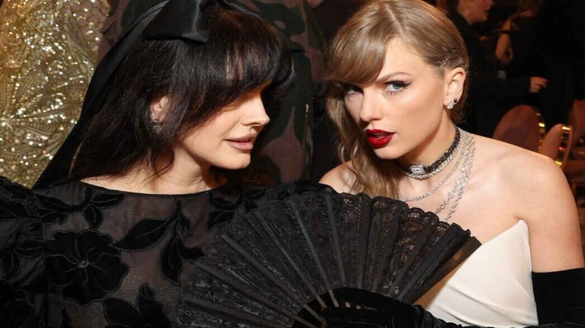 Lana Del Rey and Taylor Swift at the 66th Grammy Awards (Getty Images)