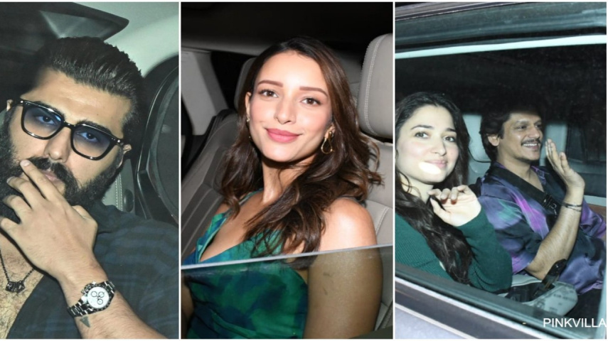 PICS: Arjun Kapoor-Malaika Arora, Sara Ali Khan, Sonam Kapoor, Triptii Dimri exude glam as they attend Karan Johar's party