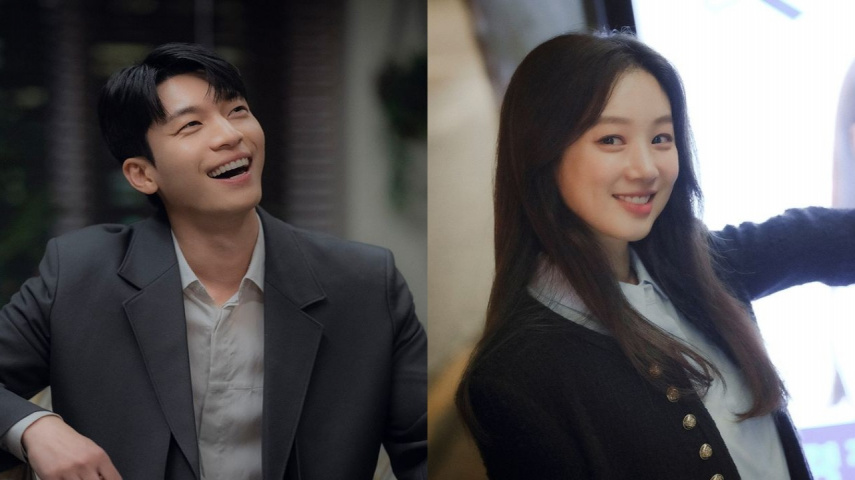 Wi Ha Joon and Jung Ryeo Won in The Midnight Romance in Hagwon; Image: tvN