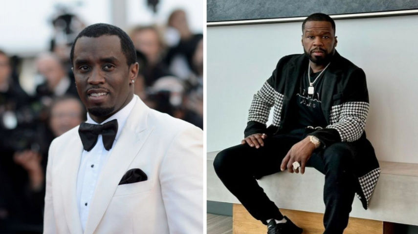 Rapper Diddy( Getty Images)  and 50 Cent (Instagram) 