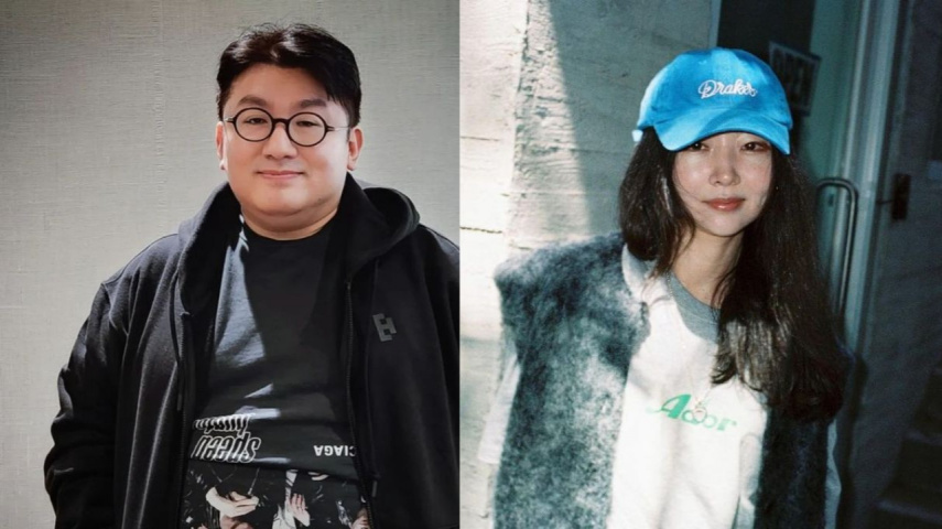 Bang Si Hyuk (Personal Instagram page), Min Hee Jin  (Personal Instagram page)