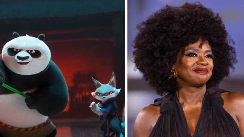 Viola Davis voices The Chameleon in Kung Fu Panda 4 (Warner Bros Discovery, Getty Images)