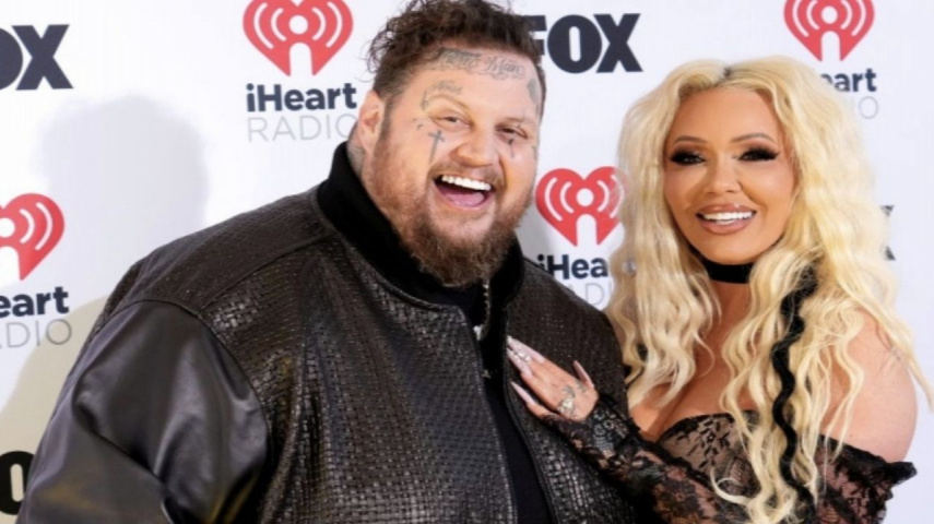 Singer Jelly Roll with his wife Bunnie Xo- Getty Images 
