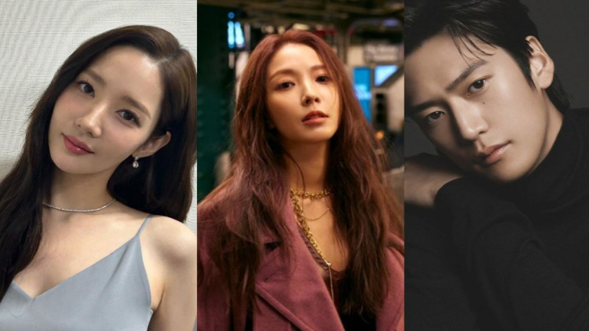 Park Min Young, BoA, Na In Woo: courtesy of Park Min Young's Instagram, SM Entertainment, CUBE Entertainment