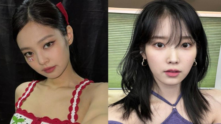 Jennie, IU: Jennie and IU's Instagram 