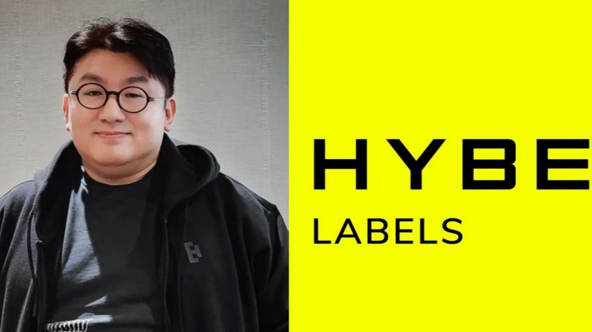 Bang Si Hyuk (Personal Instagram page), HYBE logo