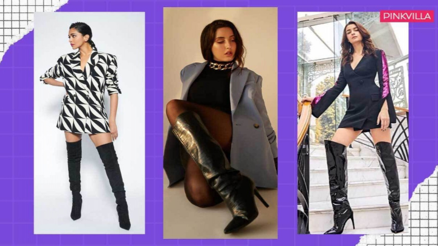 Deepika Padukone, Alia Bhatt, Ananya Panday, Nora Fatehi, Disha Patani, Boots with dresses, dresses with boots, hot, Style, Fashion