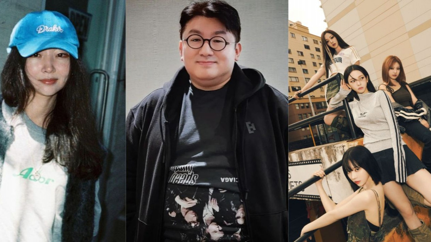 Min Hee Jin  (Personal Instagram page), Bang Si Hyuk (Personal Instagram page), aespa (SM Entertainemnt)