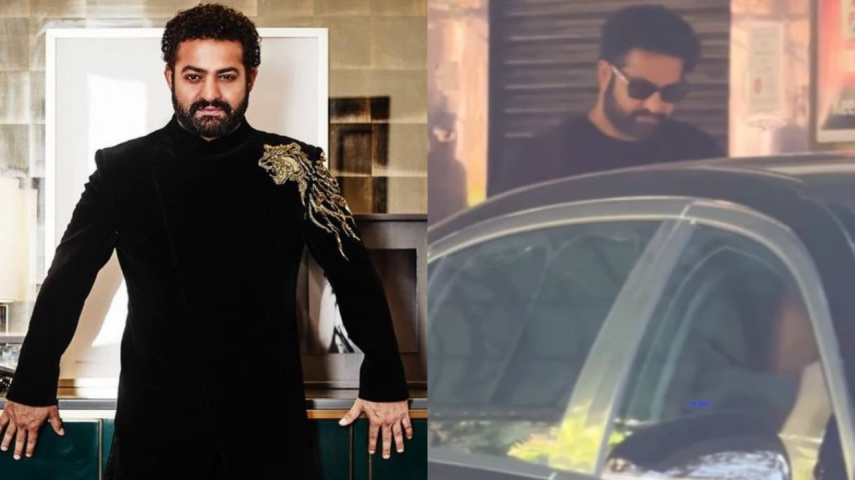 Jr NTR makes a visit to RTO office in Hyderabad to register his latest car; WATCH
