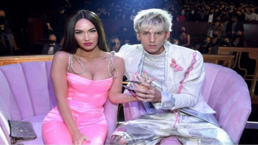 Source Claims Megan Fox  And MGK Are 'Trying To Figure Things Out' But Still Together