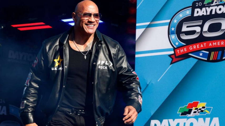 Fans React on Resurfaced Pic of The Rock With Hair and No Muscles