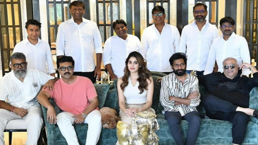 Peek into Ram Charan's meeting with Janhvi Kapoor and team RC16