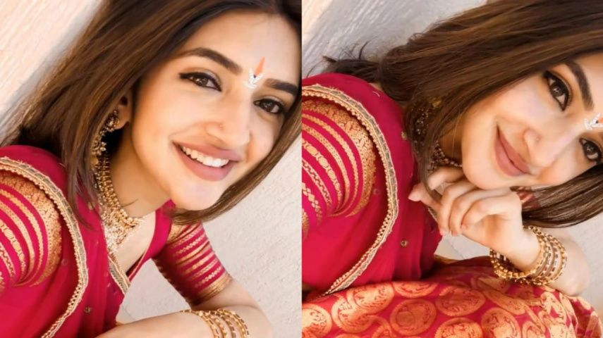 untur Kaaram star Sreeleela shares PICS from her recent visit to Tirumala temple