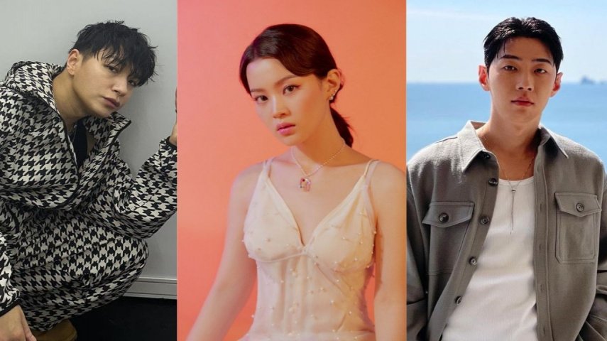 Simon Dominic (Instagram), Lee Hi (YG Leisure), GRAY (Instagram)