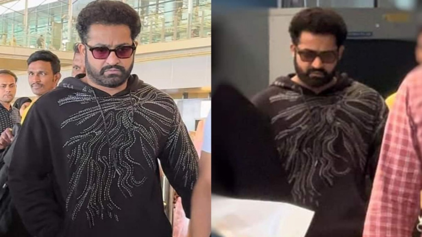 Jr NTR keeps it cool as he gets clicked at Hyderabad airport but what's with the mood?