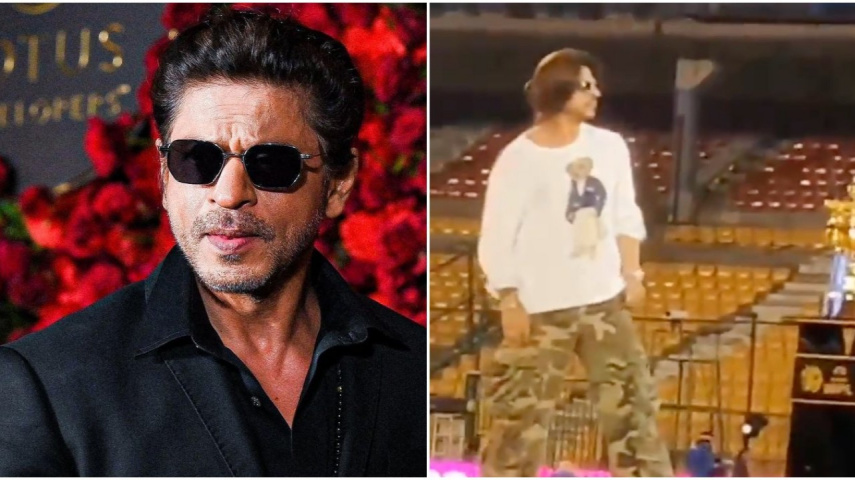 WATCH: Shah Rukh Khan rehearses Jhoome Jo Pathaan, Not Ramaiya Vastavaiya for his performance at WPL