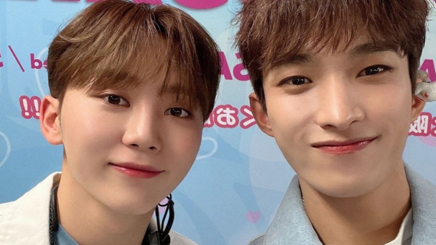 SEVENTEEN's Seungkwan and DK: Image from SEVENTEEN Twitter