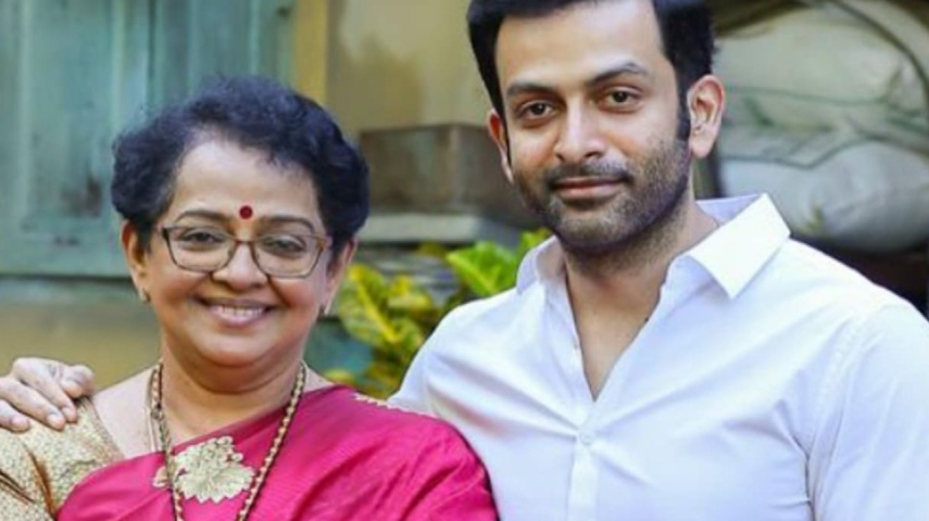 Prithviraj’s emotional speech for mother Mallika as she completes 50 years in industry