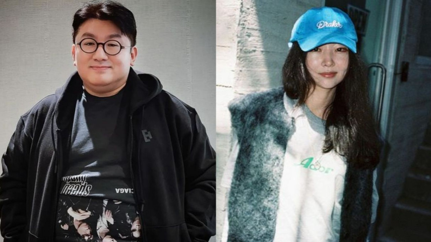 Bang Si Hyuk, Min Hee Jin; Image Courtesy: Bang Si Hyuk, Min Hee Jin's Instagram
