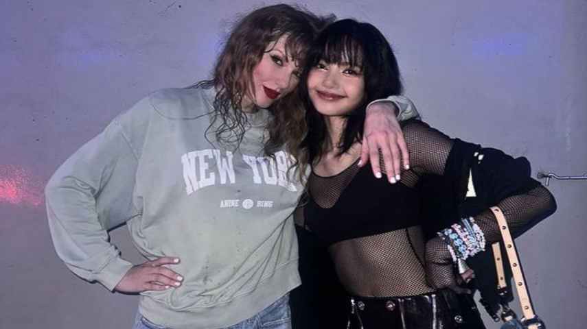Taylor Swift and BLACKPINK's Lisa; Image Courtesy: Lisa's Instagram