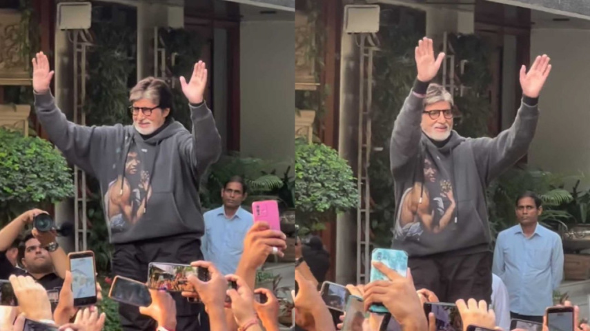WATCH: Amitabh Bachchan aces Sunday ritual of meeting fans outside Jalsa after calling hospitalization reports 'fake'