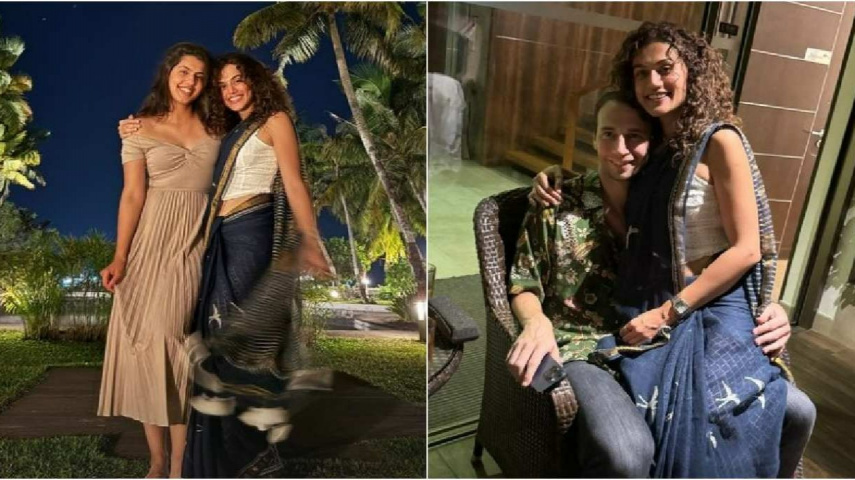 Taapsee Pannu rings in New Year 2024 with BF Mathias Boe, sister Shagun Pannu-PICS