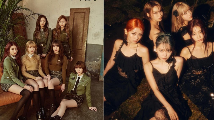 GFRIEND and LE SSERAFIM (Source song)