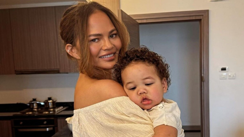 Chrissy Teigen Shares Adorable Snaps Of 1-Year-Old Daughter Directing Her Photo Shoot