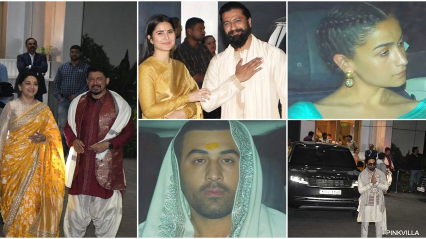 Ranbir, Alia, Vicky, Katrina, and others arrive in Mumbai after their visit to Ayodhya
