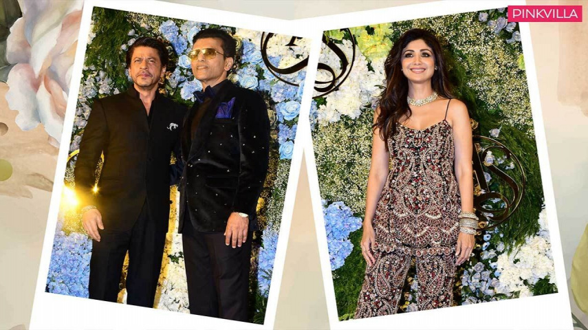 celebs at the wedding reception of Anand Pandit's daughter 
