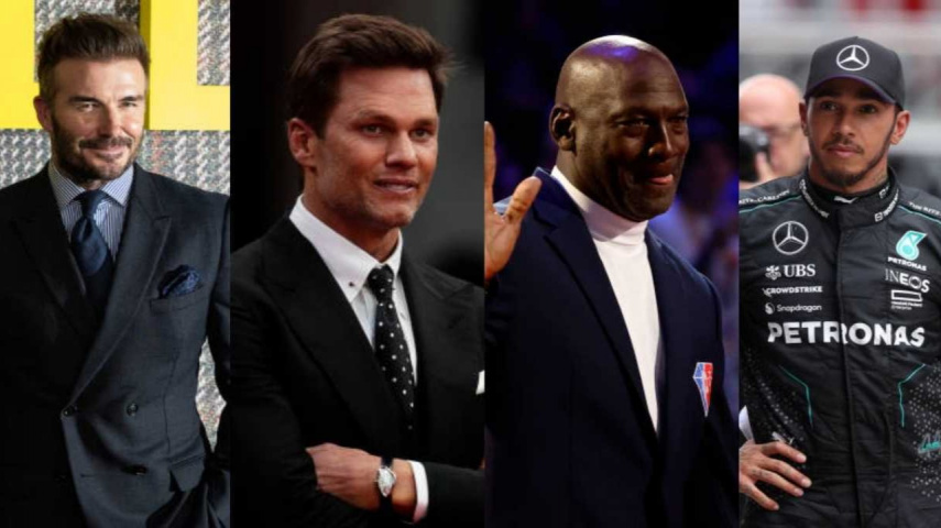 When Tom Brady, Michael Jordan, Lewis Hamilton And David Beckham Came Together At Miami GP