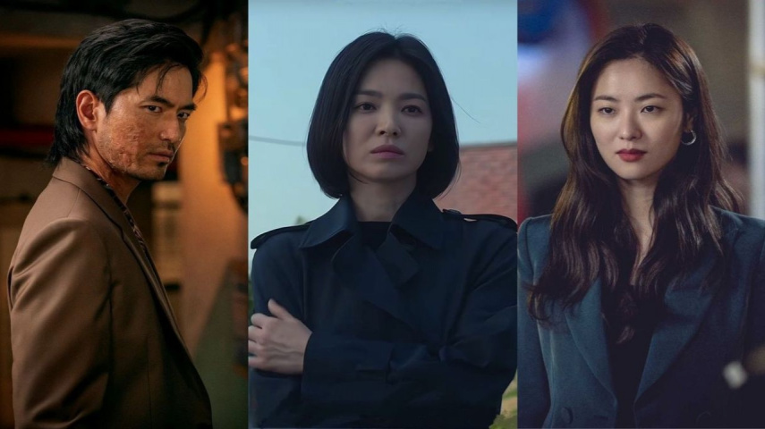 Lee Jin Wook (credits: Netflix), Song Hye Kyo (credits: Netflix), Jeon Yeo Been (credits: tvN)