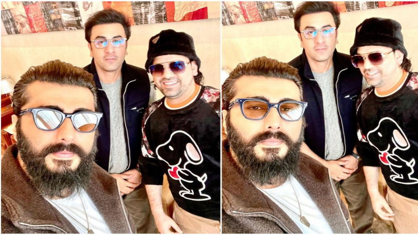 PICS: Ranbir Kapoor and Arjun Kapoor bump into singer Shadab Faridi at airport; latter calls it 'pleasant surprise'