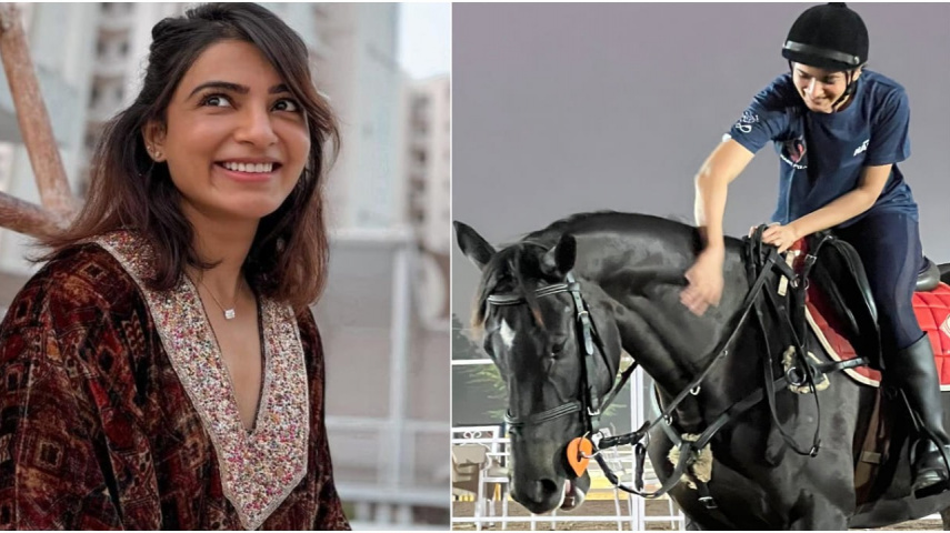 Samantha Ruth Prabhu enjoys a day of horse riding, see PIC