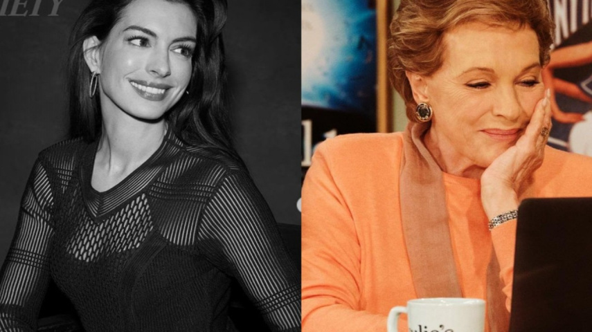 Anne Hathaway and Julie Andrews (Instagram)