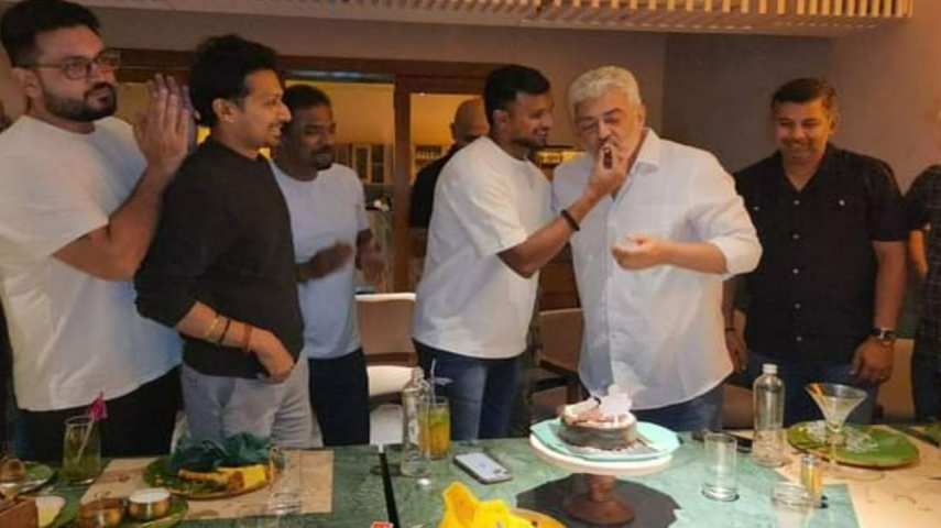 Ajith Kumar celebrates SRH cricketer T Natarajan’s birthday; Pics