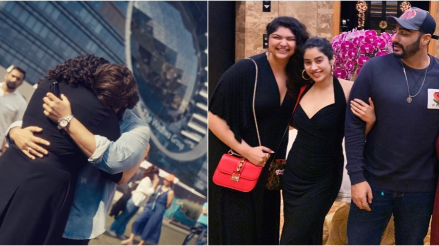 Arjun Kapoor tears up as Anshula pays tribute to their mom on her birth anniversary; Janhvi Kapoor reacts