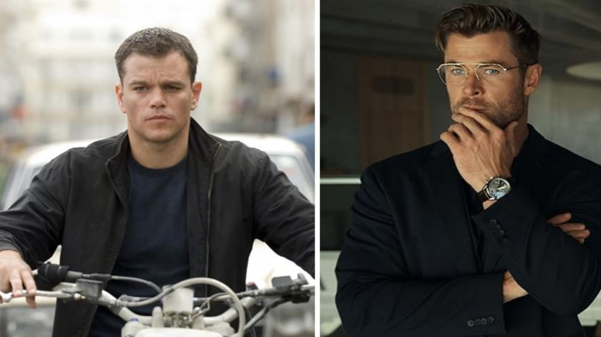 Matt Damon and Chris Hemsworth (via IMDb)