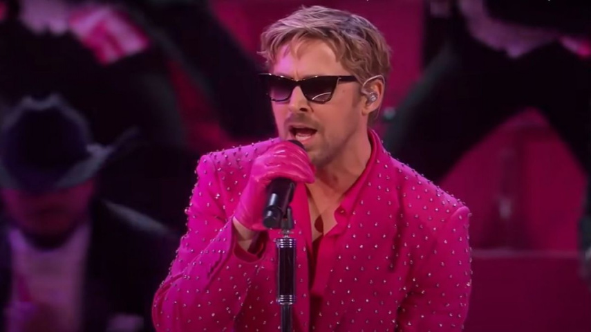 Ryan Gosling during his iconic performance  (YouTube / Atlantic Records)